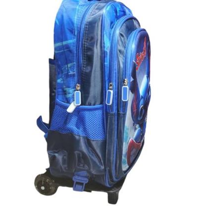 Imagem de Kit Mochila Infantil Rodinhas Stitch+ lancheira + estojo BM009