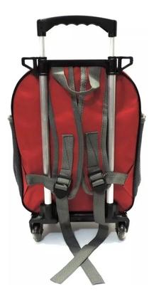 Imagem de Kit Mochila Infantil Vingadores Rodinhas M + Lancheira F5