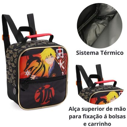 Imagem de Kit Mochila, Lancheira E Estojo Escolar Anime