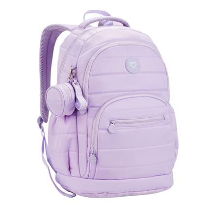 Imagem de Kit Mochila Lancheira e Estojo Feminina Notebook ColorUp