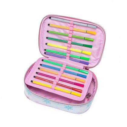 Imagem de Kit Mochila Lancheira Estojo Escolar Frozen Rodinha Disney