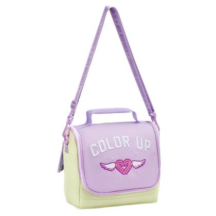 Imagem de Kit Mochila Lancheira Estojo Feminina ColorUp Notebook