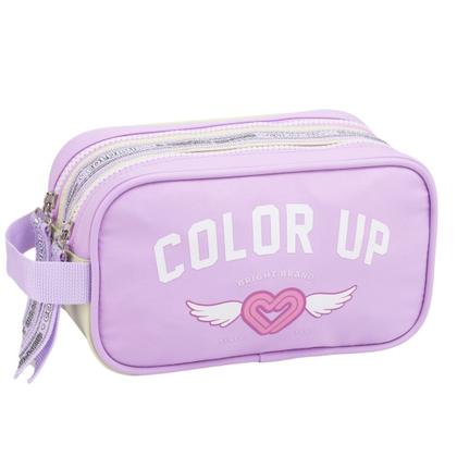 Imagem de Kit Mochila Lancheira Estojo Feminina ColorUp Notebook