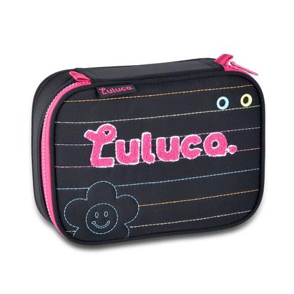 Imagem de Kit Mochila Lancheira Estojo Luluca Escolar Notebook Resistente Reforçada Lançamento