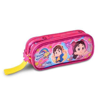 Imagem de Kit Mochila Lancheira Estojo Maria Clara e JP com Estojo e Lancheira Escolar Lançamento