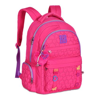 Imagem de Kit Mochila Lancheira Estojo RB Rebecca Bonbon Letrinhas Reforçada Resistente Notebook