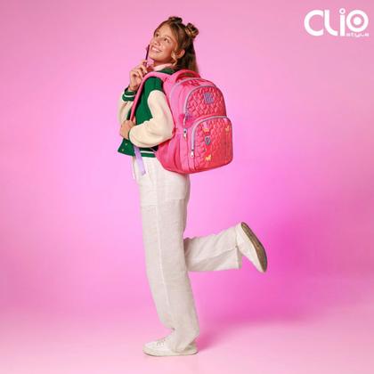 Imagem de Kit Mochila Lancheira Estojo RB Rebecca Bonbon Letrinhas Reforçada Resistente Notebook