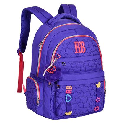 Imagem de Kit Mochila Lancheira Estojo RB Rebecca Bonbon Letrinhas Reforçada Resistente Notebook