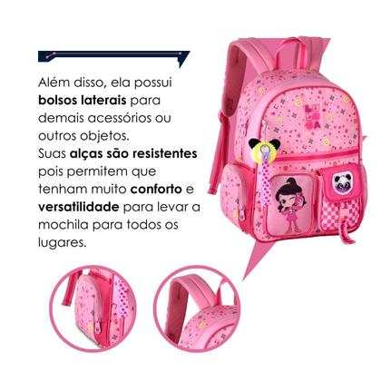 Imagem de Kit Mochila Luluca Costas C/ Lancheira Térmica - Oficial Youtuber Escolar Passeio - Clio