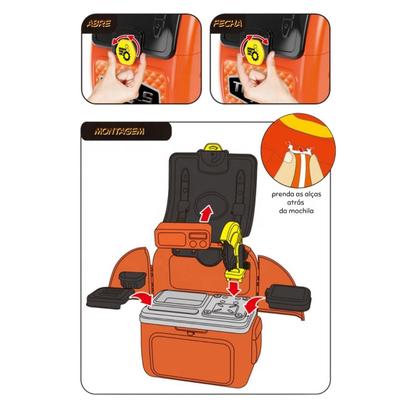 Imagem de Kit Mochila Maleta de Ferramentas Infantil 30 Peças 3 em 1 Tools - VIP