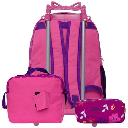 Imagem de Kit Mochila Menina de Rodinhas Marie Completa Roxa Toys 2U