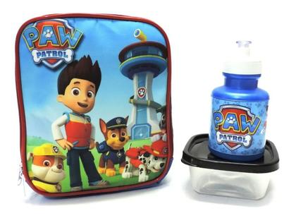 Imagem de Kit Mochila Patrulha Canina Rodas M Paw Patrol Lancheira F5