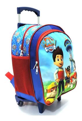 Imagem de Kit Mochila Patrulha Canina Rodas M Paw Patrol Lancheira F5
