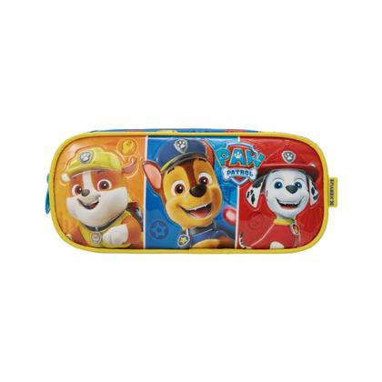 Imagem de Kit Mochila Patrulha Canina Turma 16" Rodas Estojo Lancheira