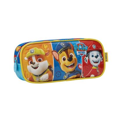 Imagem de Kit Mochila Patrulha Canina Turma 16" Rodas Estojo Lancheira