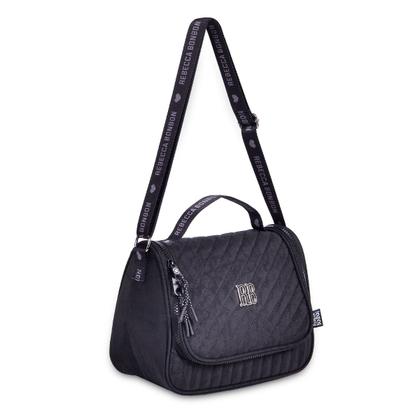 Imagem de Kit Mochila Rb Rebecca Bonbon Carrinho Rodinhas Lancheira Estojo Notebook Juvenil Resistente Reforçada