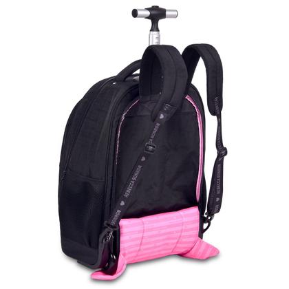 Imagem de Kit Mochila Rb Rebecca Bonbon Carrinho Rodinhas Lancheira Estojo Notebook Juvenil Resistente Reforçada
