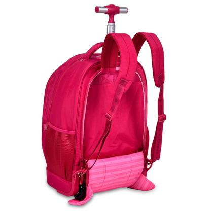 Imagem de Kit Mochila Rb Rebecca Bonbon Carrinho Rodinhas Lancheira Estojo Notebook Juvenil Resistente Reforçada