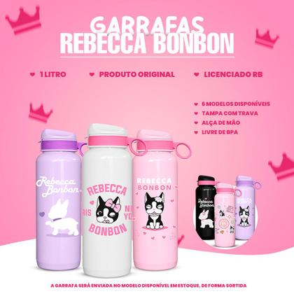 Imagem de Kit Mochila Rebecca Bonbon Ampla Chaveiro Estojo Box 36 Pens