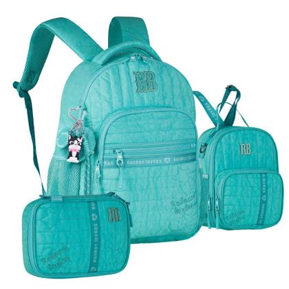 Imagem de Kit Mochila Rebecca Bonbon Lancheira e Estojo Matelassê 2026