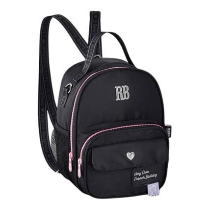 Kit Mochila Rebecca Bonbon Miçangas com Lancheira e Estojo - Kit