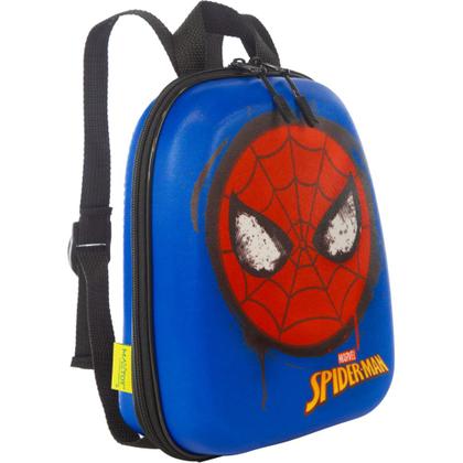 Imagem de Kit Mochila Rodas Escolar Homem Aranha Lancheira 3D Meninos