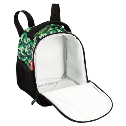 Imagem de Kit Mochila Rodas Minecraft Game Lancheira E Estojo Duplo