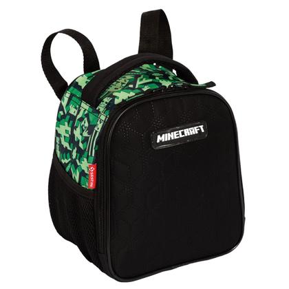 Imagem de Kit Mochila Rodas Minecraft Game Lancheira E Estojo Duplo