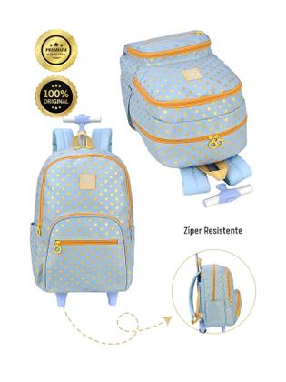 Kit Mochila Rodas Up4You + Lancheira Conjunto Póa Imagem de Kit Mochila Rodas Up4You + Lancheira Conjunto Póa