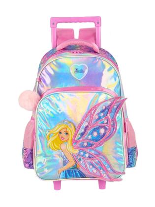 Imagem de Kit Mochila Rodinha+Estojos Box E Triplo Barbie - Rosa