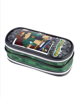 Imagem de Kit Mochila Rodinha Infantil Gamecraft
