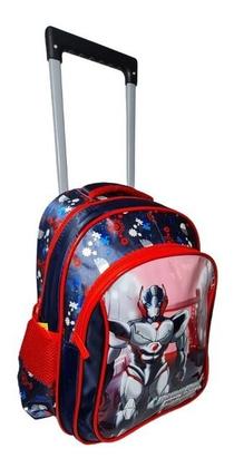 Imagem de Kit Mochila Rodinha Lancheira Estojo Infantil Transformers