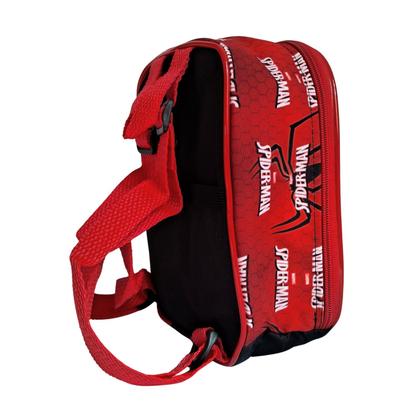 Imagem de Kit Mochila Rodinhas Infantil Homem Aranha Com Lancheira e Estojo Tam G