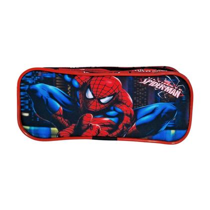 Imagem de Kit Mochila Rodinhas Infantil Homem Aranha Com Lancheira e Estojo Tam G