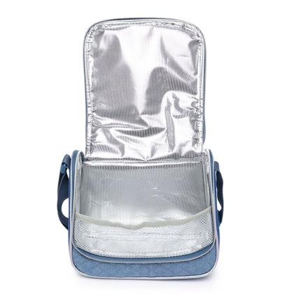 Imagem de Kit Mochila Rodinhas Juvenil Polo One Bolsa Escolar Infantil Feminina Estojo e Lancheira