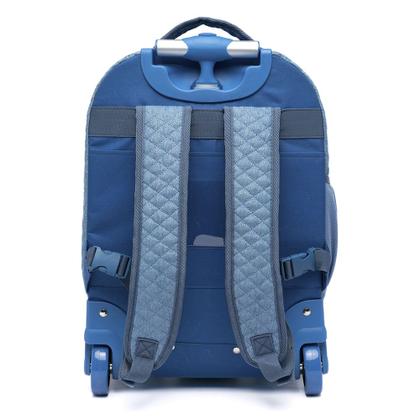 Imagem de Kit Mochila Rodinhas Juvenil Polo One Bolsa Escolar Infantil Feminina Estojo e Lancheira