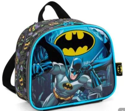 Imagem de Kit Mochila Rodinhas + Lancheira E Estojo Luxcel Batman E