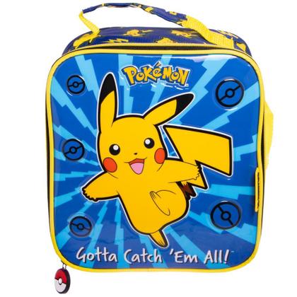 Imagem de Kit Mochila Rodinhas Lancheira Estojo POKEMON PIKACHU Xeryus