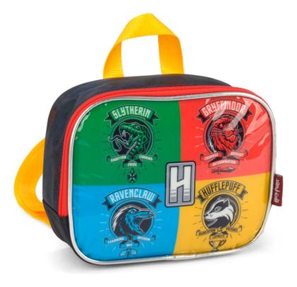 Imagem de Kit Mochila Rodinhas Lancheira Luxcel Harry Potter Vermelho