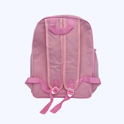 Imagem de KIT MOCHILA ROSA COM A  FRENTE TRANSPARENTE E ESTOJO CRISTAL escolar, faculdade, notebook para o dia a dia