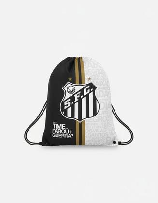 Imagem de Kit Mochila Sacola Porta Chuteiras e Garrafa Squezee Santos Oficial