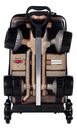 Imagem de Kit Mochila Tow Mater Carro Mcqueen Maxtoy Rodinha Lancheira 3d Escolar