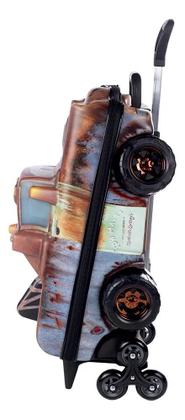 Imagem de Kit Mochila Tow Mater Carro Mcqueen Maxtoy Rodinha Lancheira 3d Escolar