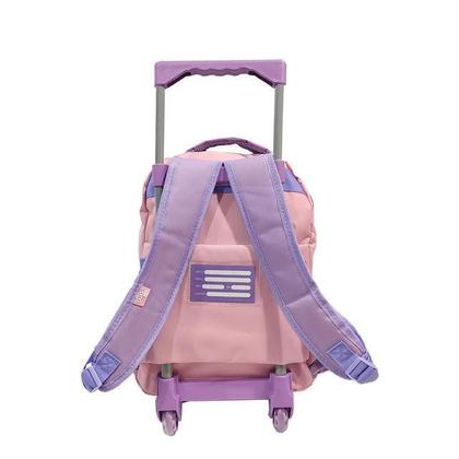 Imagem de Kit Mochila Unicórnio Infantil Com Carrinho Estojo Menina