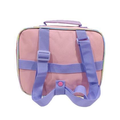 Imagem de Kit Mochila Unicórnio Infantil Com Carrinho Estojo Menina