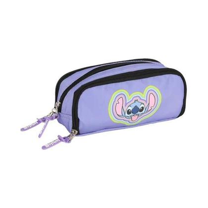 Imagem de Kit Mochilete Com Rodinhas e Estojo Triplo Stitch Luxcel