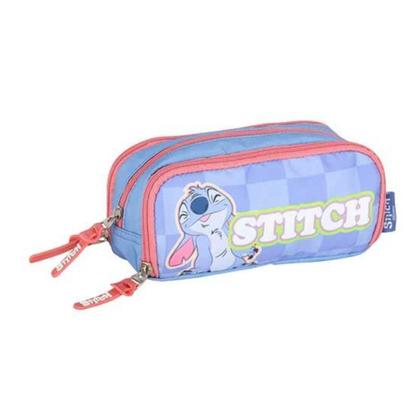 Imagem de Kit Mochilete Com Rodinhas E Estojo Triplo ul Stitch