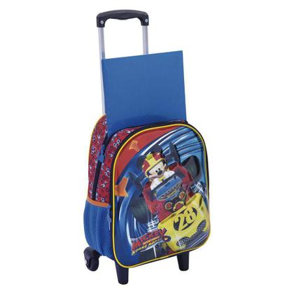 Imagem de Kit Mochilete M Mickey Mouse 19x + Estojo Azul Original