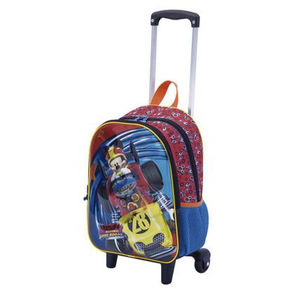 Imagem de Kit Mochilete M Mickey Mouse 19x + Estojo Azul Original