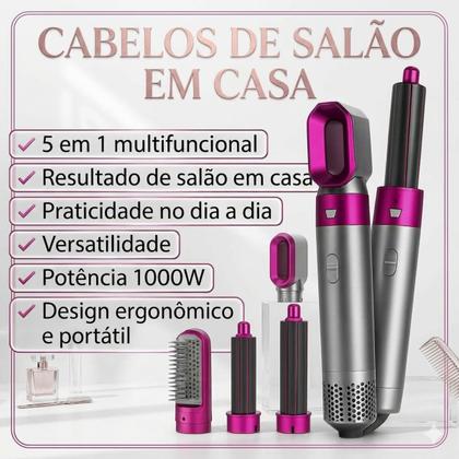 Imagem de Kit Modelador 5 em 1  O Segredo dos Cabelos de Salão em Casa